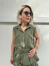 007 MADONNA YAKALI CEP DETAY BEL BÜZGÜ MÜSLİN CROP