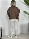 0101 ZR MODEL, YARASA KOL, APOLETLİ, BOMBER, NUBUK MONT