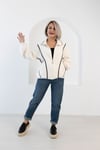 0206 ANGORA, FERMUARLI, DİK YAKA, BİYELİ HIRKA