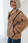 0206 ANGORA, FERMUARLI, DİK YAKA, BİYELİ HIRKA