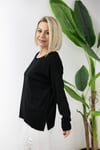 0557 DLV GENİŞ YAKA, SİMLİ, MERSERİZE BLUZ
