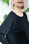 0557 DLV GENİŞ YAKA, SİMLİ, MERSERİZE BLUZ