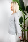 0557 DLV GENİŞ YAKA, SİMLİ, MERSERİZE BLUZ