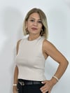 0795 SIRT ÇAPRAZ ASKI, DEKOLTE, MERSERİZE BLUZ