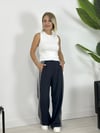 0795 SIRT ÇAPRAZ ASKI, DEKOLTE, MERSERİZE BLUZ