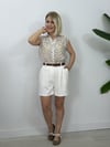 1002 Kemerli, Basic, Kumaş Şort