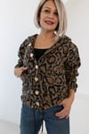 1005 ANGORA LEOPAR DESEN KAPŞONLU HIRKA