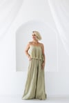 1034 KRİNKIL ASKILI CROP PANTOLON TAKIM