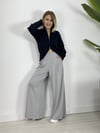 1042 ÇİFT FERMUAR DETAY, DİK YAKA HIRKA