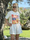1079 Yaz Teması Baskılı Tshirt