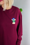 1133 AYICIK NAKIŞLI BASİC SWEAT