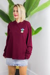 1133 AYICIK NAKIŞLI BASİC SWEAT