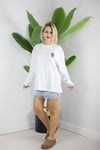 1133 AYICIK NAKIŞLI BASİC SWEAT