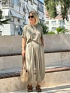 1149 BLUZ LU, GENİŞ BEL KEMER ŞALVAR PANTOLONLU, MODAL TAKIM