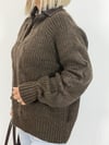 1173 YAKA JEAN GARNİ, ŞAÇ ÖRGÜ TRİKO
