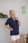 127 POLO YAKA ÇİZGİ DETAY MERSERİZE