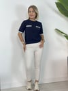343 BİSİKLET YAKA, CEP VE DÜĞME DETAYLI, KISA KOL TRİKO