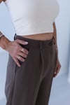3520 PAÇA DÜĞME DETAY PİLELİ HAVUÇ PANTOLON