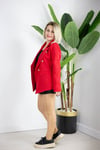 4023 GOLD DÜĞME, KLASİK, KRUVAZE BLAZER CEKET