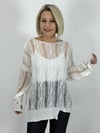 4134 ETEK UCU KESİK, İPEK İPLİK, FİLE, SAÇ ÖRGÜ TRİKO