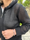 440 FİLE KAPŞONLU FERMUARLI MERSERİZE HIRKA