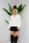 4420 SİMLİ GOLD BİYELİ, CEPLİ, GOLD DÜĞME ANGORA HIRKA