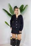 4420 SİMLİ GOLD BİYELİ, CEPLİ, GOLD DÜĞME ANGORA HIRKA