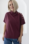 443 NW DİK YAKA, YAKA ÇITÇIT, KISAKOL MODAL SWEAT