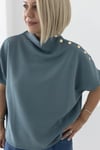 443 NW DİK YAKA, YAKA ÇITÇIT, KISAKOL MODAL SWEAT