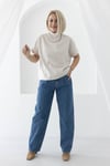 443 NW DİK YAKA, YAKA ÇITÇIT, KISAKOL MODAL SWEAT
