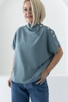 443 NW DİK YAKA, YAKA ÇITÇIT, KISAKOL MODAL SWEAT