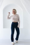 443 SİMLİ FİLE CROP TRİKO