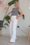 4454 ÖNDEN CEPLİ WİDW LEG PANTOLON