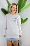 474 PR ÖN VE ARKA BASKILI, ŞARDONLU SWEAT