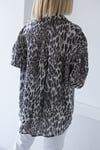 4859 LEOPAR DESEN OVERSİZE GÖMLEK