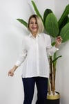 489 RAHAT KALIP, ÇİZGİLİ, SIRT PİLELİ MODAL GÖMLEK