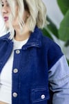 4943 KOLLARI JEAN GARNİ DÜĞME DETAY ANGORA HIRKA