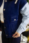 4943 KOLLARI JEAN GARNİ DÜĞME DETAY ANGORA HIRKA