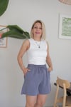 4951 MODAL BEL LASTİK ŞEHİR BOY ŞORT