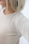 502 KISA KOL, CROP, MERSERİZE BLUZ