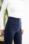 5113 HAVUÇ KESİM FLATOLU BASİC PANTOLON