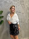 5254 DÜĞMELİ ETNİK DESEN ETEK