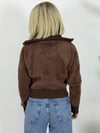 5421 DİK YAKA, FERMUARLI, CEP KAPAKLI, ANGORA HIRKA