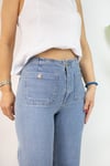 5704 FLATOLU, ÖNDEN CEP DETAY, BOL PAÇA, DUBLE PAÇA JEAN
