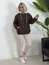 5841 KAPÜŞONLU SWEAT GARNİLİ KAPİTONE MONT