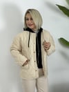 5841 KAPÜŞONLU SWEAT GARNİLİ KAPİTONE MONT
