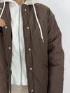 5841 KAPÜŞONLU SWEAT GARNİLİ KAPİTONE MONT