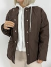 5841 KAPÜŞONLU SWEAT GARNİLİ KAPİTONE MONT