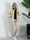 5841 KAPÜŞONLU SWEAT GARNİLİ KAPİTONE MONT
