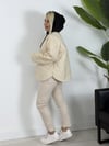 5841 KAPÜŞONLU SWEAT GARNİLİ KAPİTONE MONT